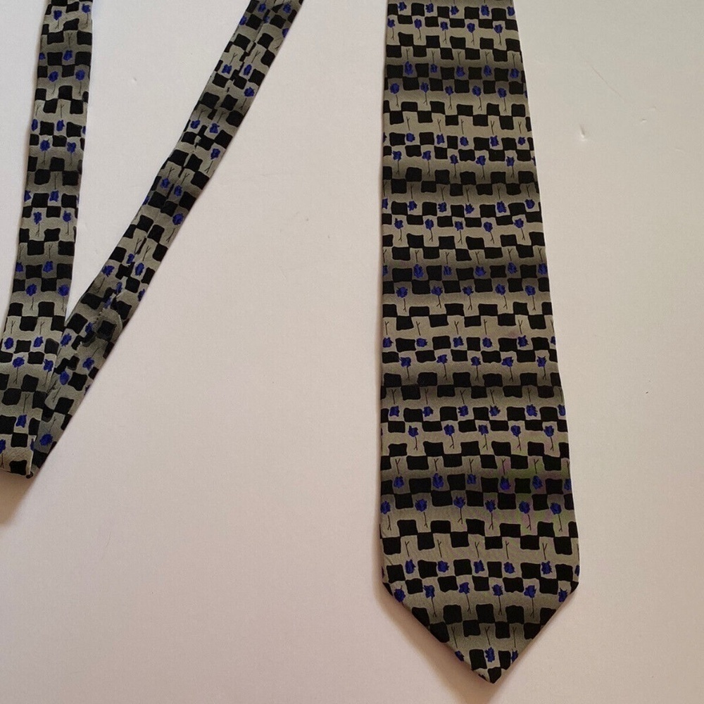 Jerome J Garcia Men Tie 100% Silk Imported Fabric Made In The USA Banyan Trees 2